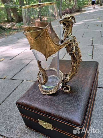 Пивной бокал «Дракон». Бронза художественное литье купить с доставкой Пивной бокал «Дракон». Бронза художественное литье