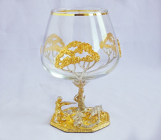 Бокал для коньяка «Охота на кабана» купить с доставкой Бокал для коньяка «Охота на кабана»
