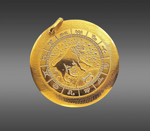 Брелок автомобильный "Телец". Златоуст купить с доставкой Брелок автомобильный "Телец". Златоуст