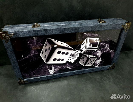 Коллекционные нарды «Стальные зарики» купить с доставкой Коллекционные нарды «Стальные зарики»