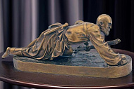 Бронзовая композиция "Черкес в засаде"